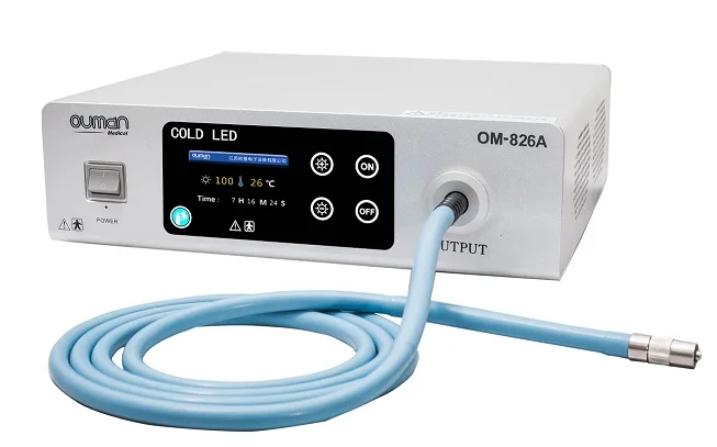 Endoscopy Surgery Medical Cold Light Source With Optical Fiber Cable