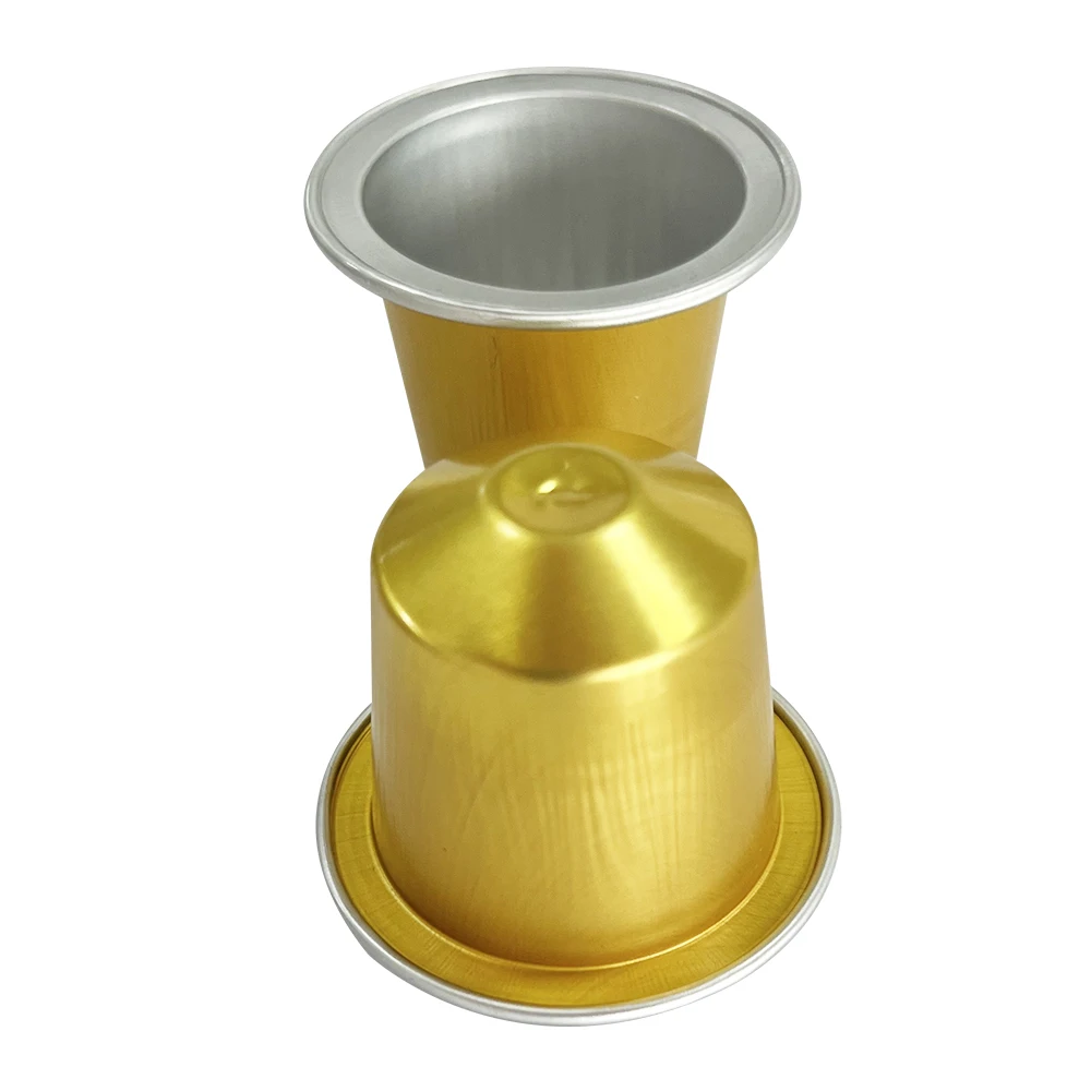 Wholesale Disposable Nespresso Empty Coffee Capsule Aluminum Empty Coffee Capsules Nespresso