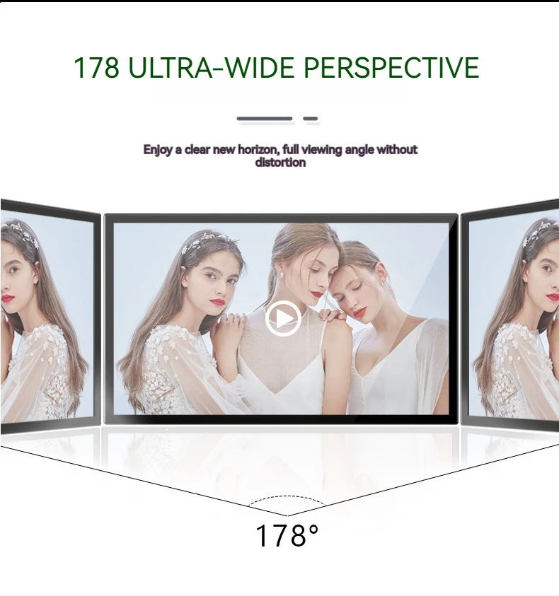 4k full HD monitor waterproof wall mounted digital signage LCD display with advertising screen for supermarket and store