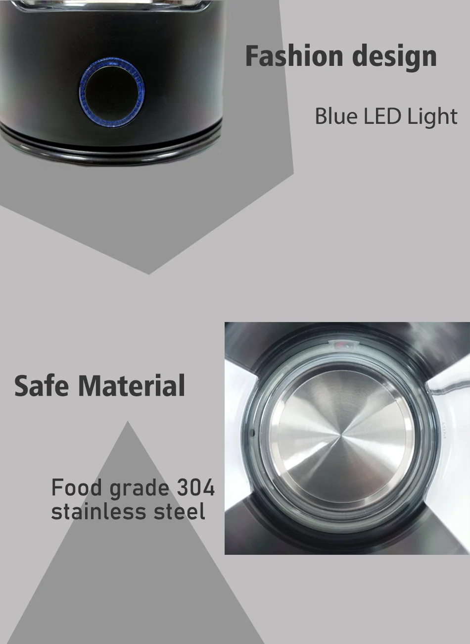 New multi-functional plastic glass ironing efficient custom LOGO household electric kettle