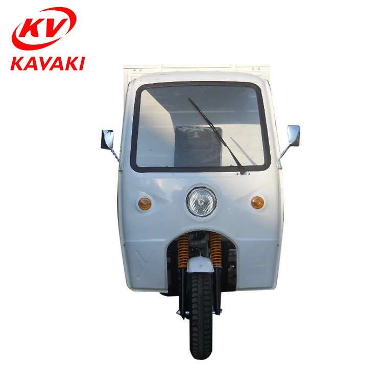 China MOTOR High Powerful  Motorized  Tricycles Motorcycle Gasoline 200cc Baby with Open Closed Body Cargo Box