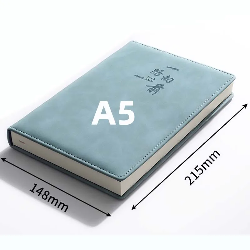 Custom 2024 Notebook Planners and Soft Cover PU Leather Notebooks Loose-leaf and Spiral Binding Custom Manufacturer