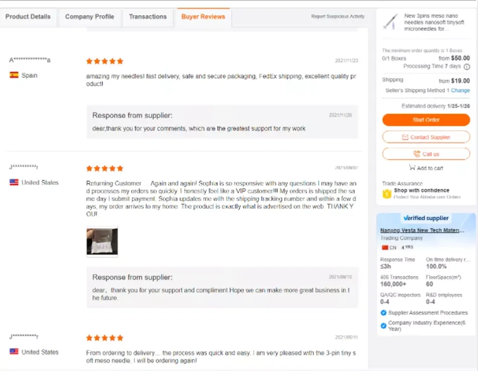 0.6mm 34g Agujas Nanosoft New 3pins Meso Nano Needles 0.6mm Agujas Nano Soft Microneedles Microagujas Nanosoft