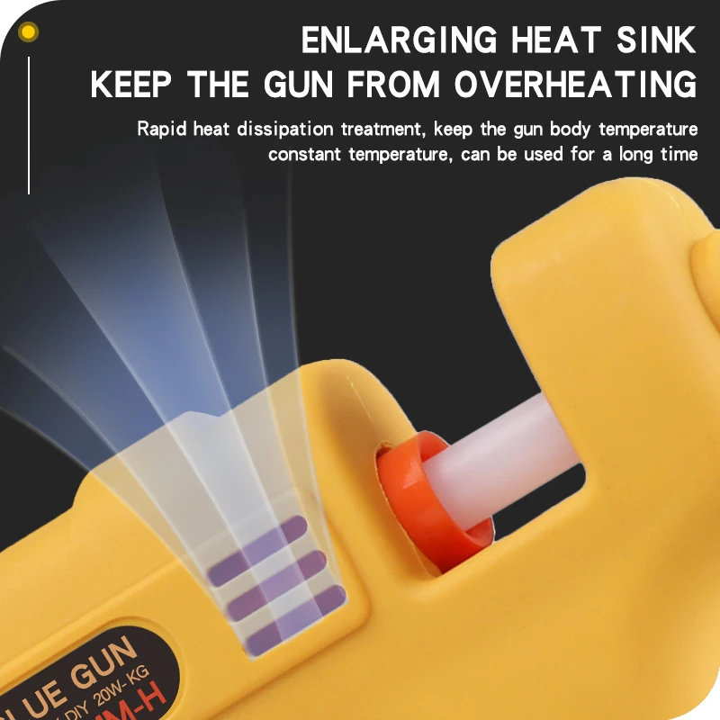 DIY craft custom wax glue gun without dripping glue silicone stick hot melt glue gun