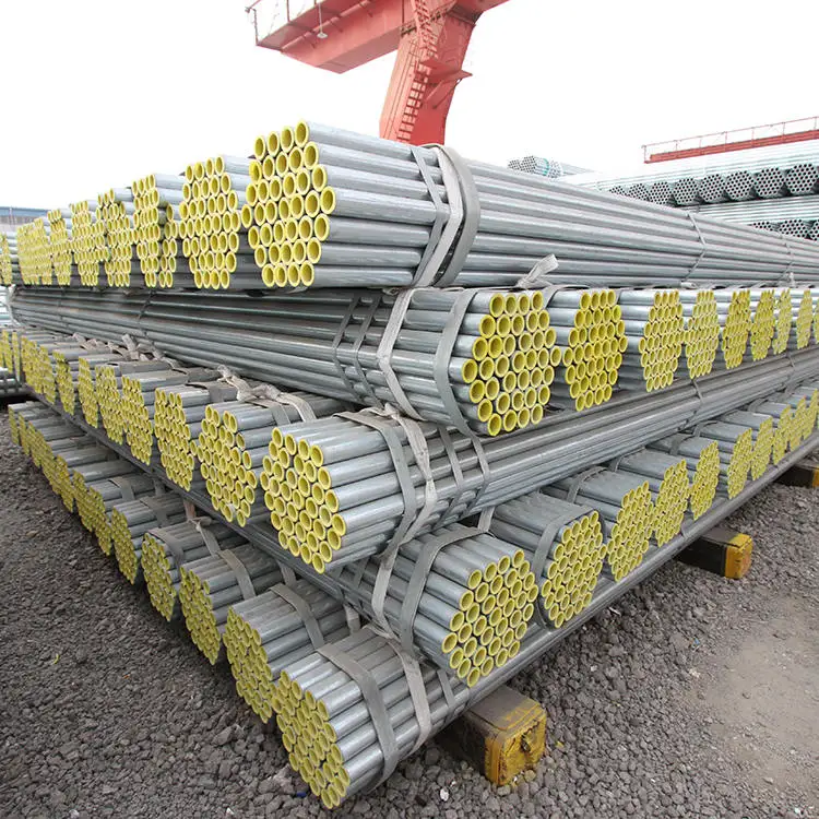 ASTM A53 gr.b труба из оцинкованной стали q235 сталь тестовый сертификат оцинкованной стальной трубы