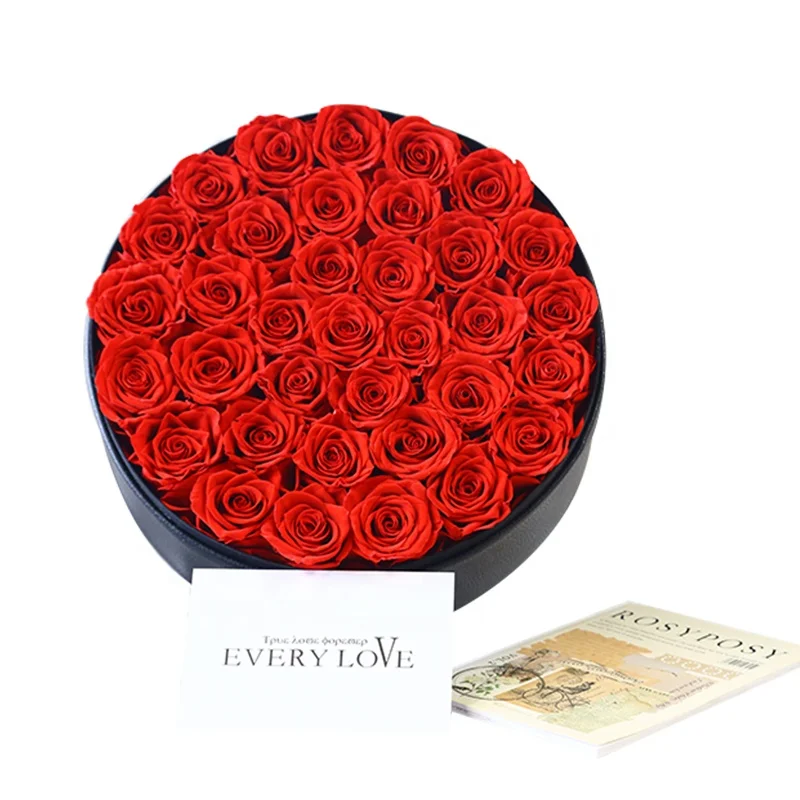 Every Love 2021 New Arrivals Valentine Gifts Everlasting Flower Eternal Real Preserved Roses