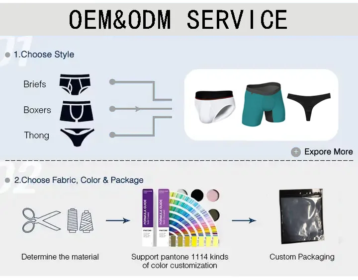 Customized Pattern Print Male Boxer Young Boys Underwear For Men Plus Size Boxers Briefs Short Briefs Boxers