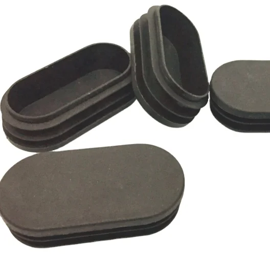 Rectangular Oval Square rubber plugs/Round Black Plastic Rubber Silicone Chair Leg Cover Table Feet Tips  for Furniture Leg