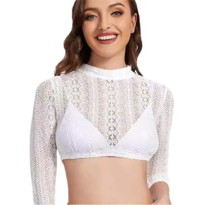 Sexy White Lace Ladies Oktoberfest Blouse German Bavarian  Costume Beer Maid Vintage Costume