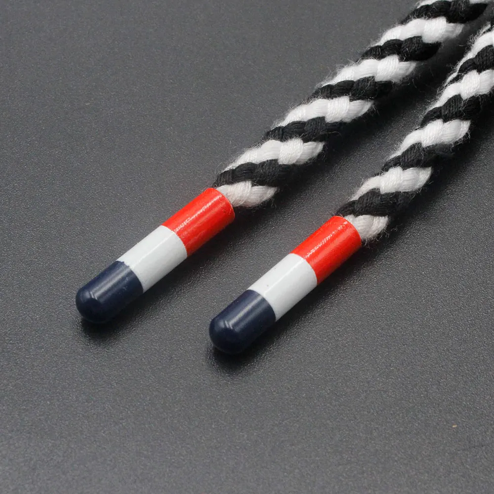 Seamless Round Metal Aglets Tips Head Replacement Repair Aglets DIY Shoelace and hoodie string Aglets