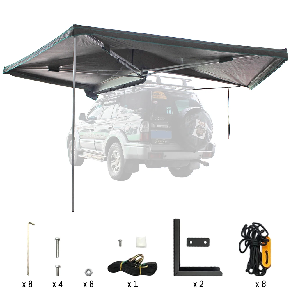 270 degree 2.1m camper van awning tent pickup truck inflatable drive away awning