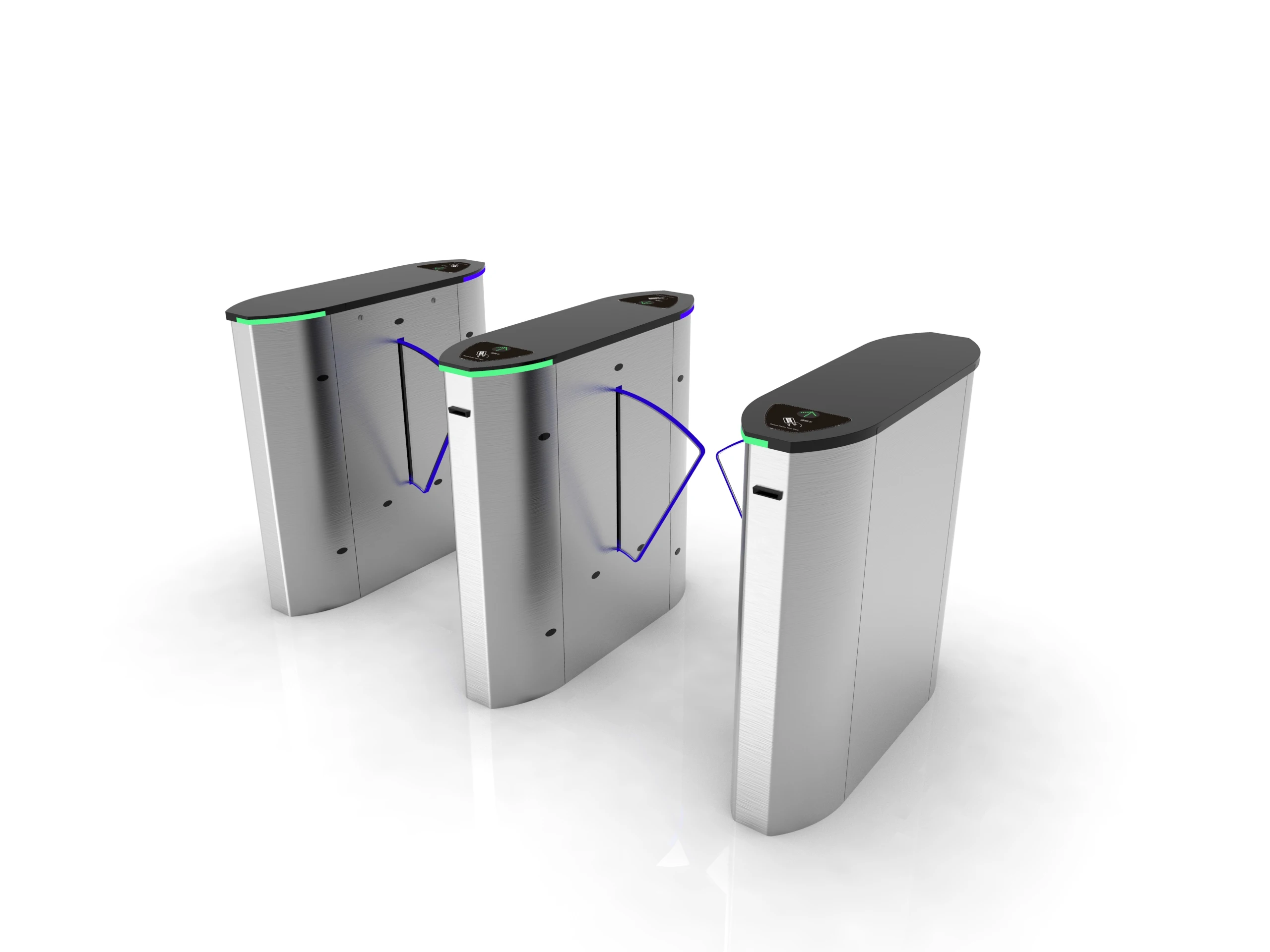 Intelligent High Speed Sensitivity Automatic Flap Barrier Turnstile Gate
