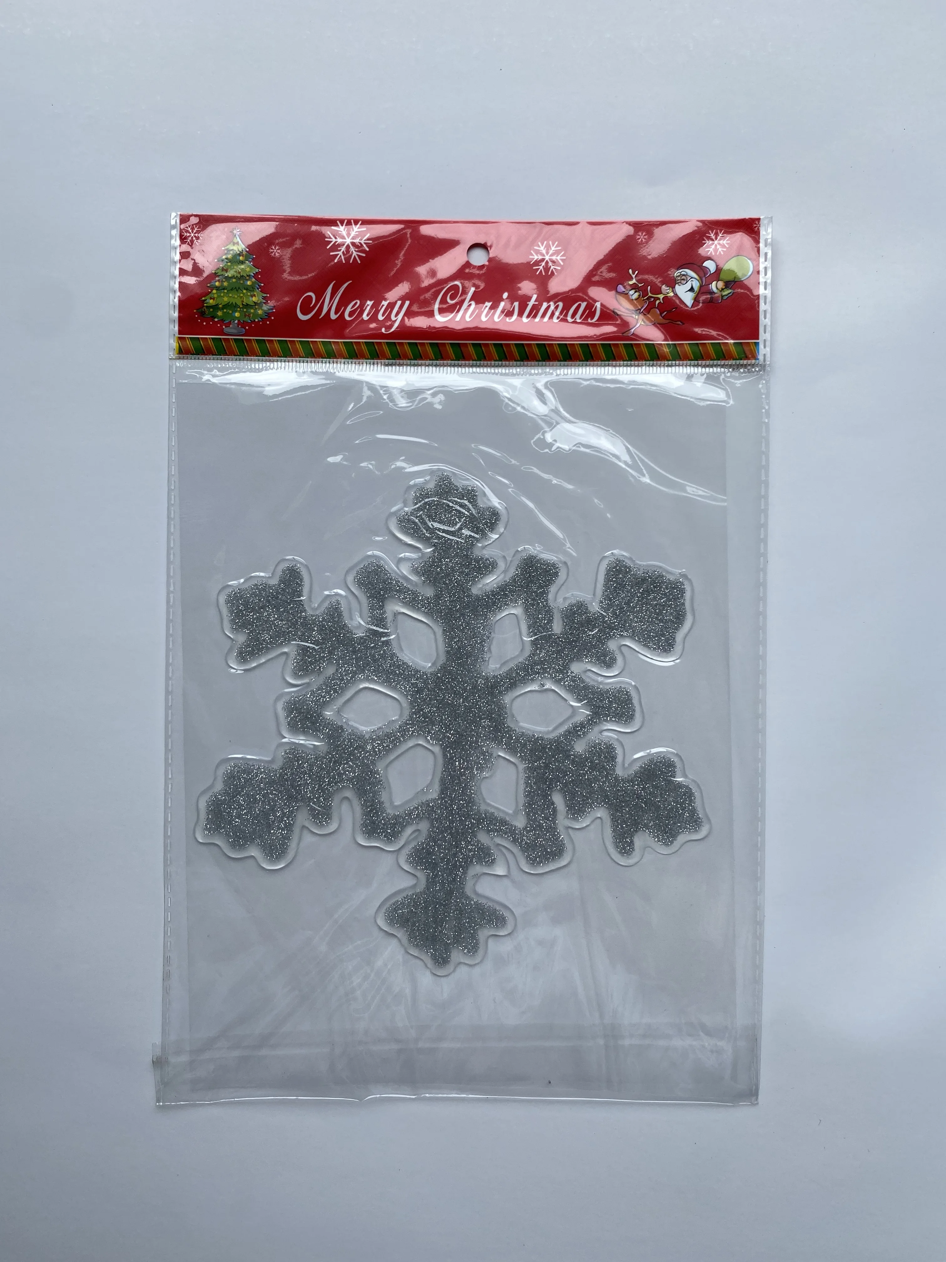 Custom reusable washable TPE TPR silicone craft stickers  for kids children  christmas decoration