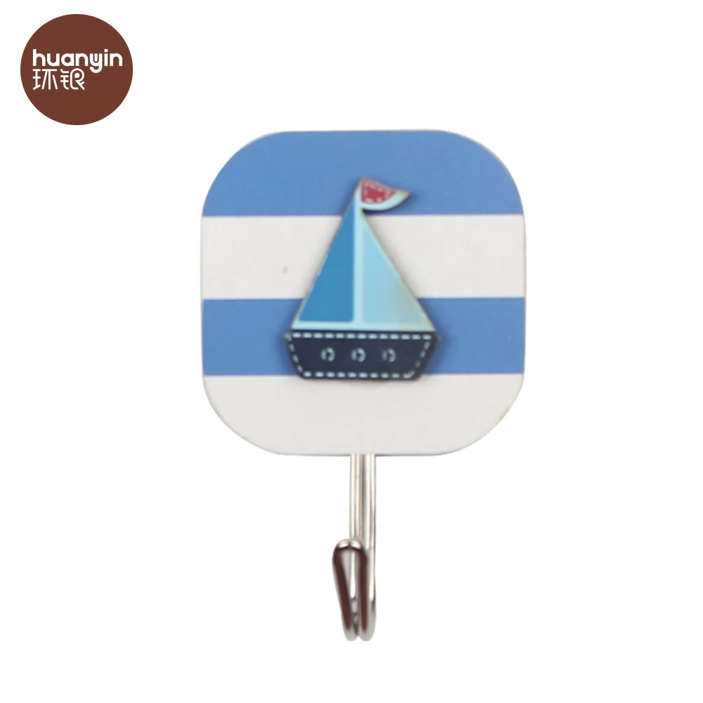 Cool decorative custom canada coastal blue boys beach wooden coat hooks