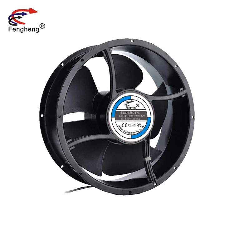 High CFM Industrial Exhaust Fan 7 Blades 25489 110V 220V AC Motor Ball Bearing Cooling Fan