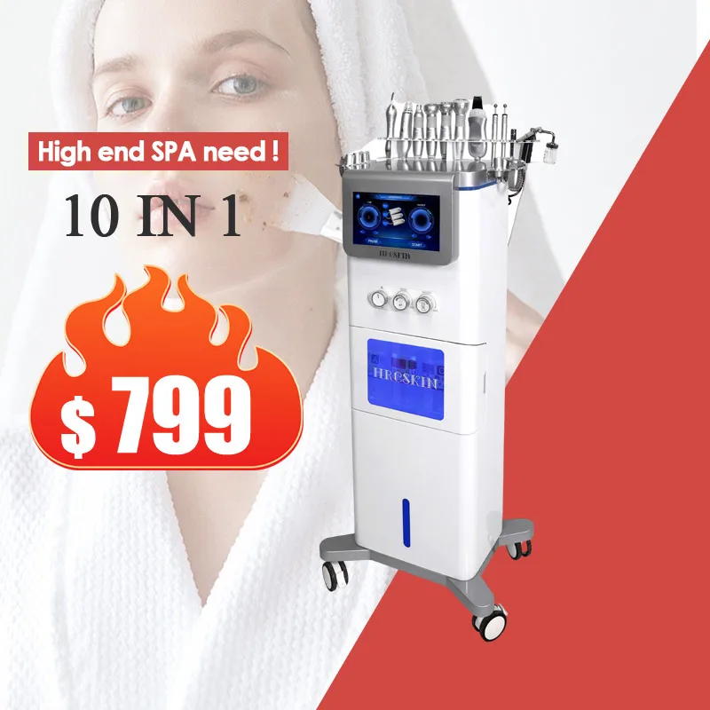 oxygen hydra deep cleaning facial machine hydra microdermabrasion Micro current face neck lifting wrinkle removal machine