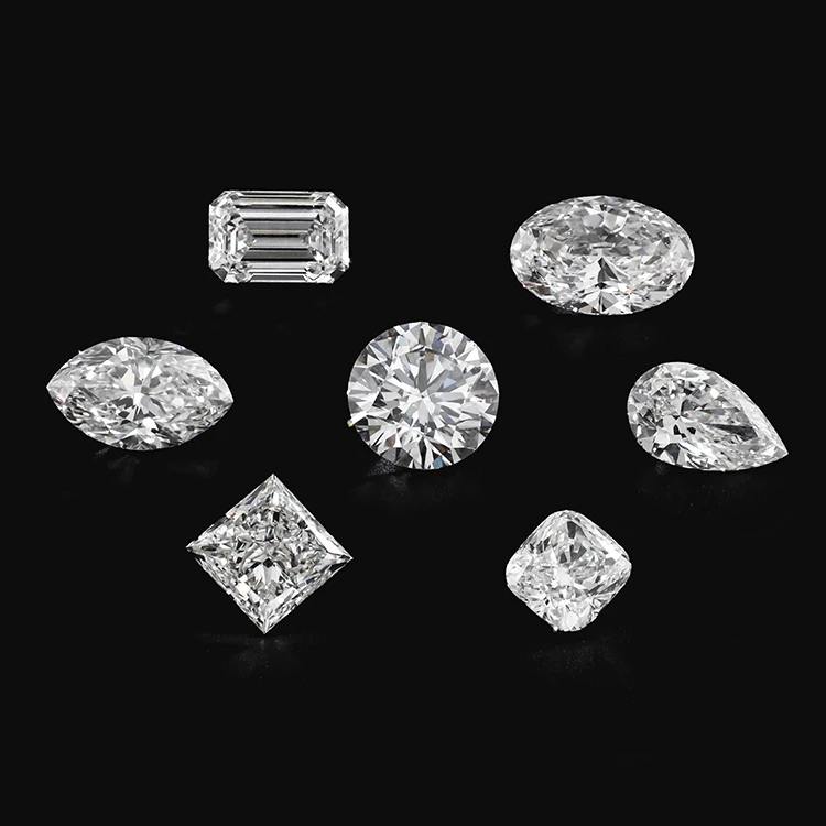 CVD Lab Grown Polished Diamond Factory Wholesale Loose Synthetic Diamond G+ Color Grade