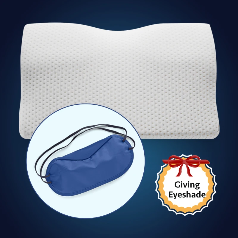 Memory Foam Кровать Ортопедическая подушка с защитой шеи медленным восстановлением формы в виде бабочек эффектом памяти