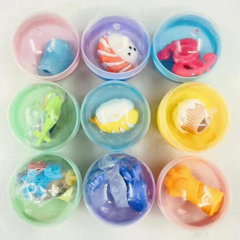 High Quality Eco-friendly PP Material Colorful 45mm round Candy 45mm Vending Machine Capsule Ball Classic Toy