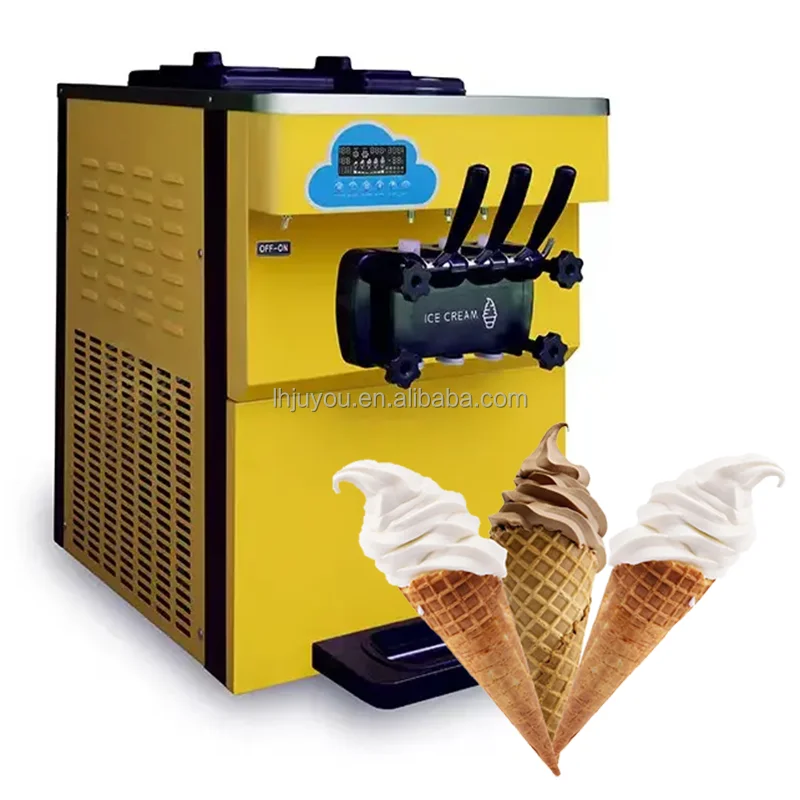 Icecream Gelato Ice-cream Maker Kuwait Soft Serve Ice Cream Make Machine Price for Sale