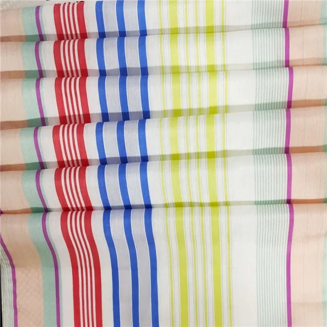 Fashion Womens Cloth Material Fabric jersey Silk Viscose Straight Strip Silk Fabric