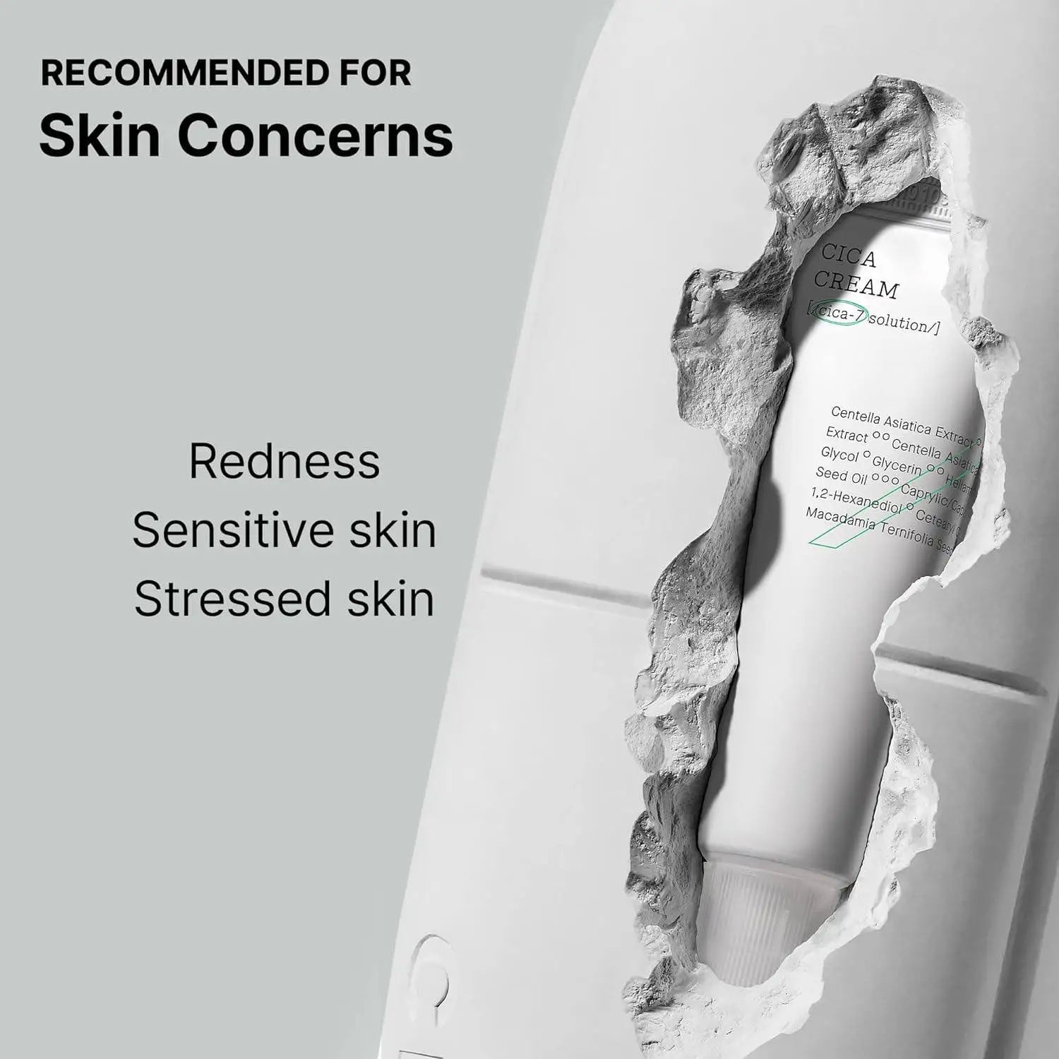 50ml Korea Cosmetic Wholesale Moisturize whiten Centella Moisturizer COSX Pure Fit Cica Cream Face Cream