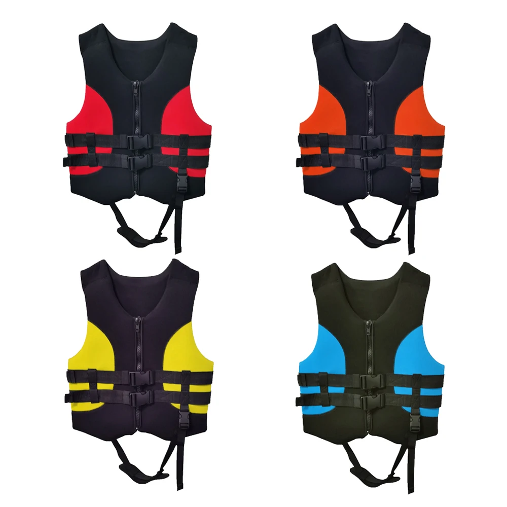 Personalized Color Design Adult Life Jacket Vest Water Sports Adjustable Floating Neoprene Epe Foam Swim Vest Life Jacket