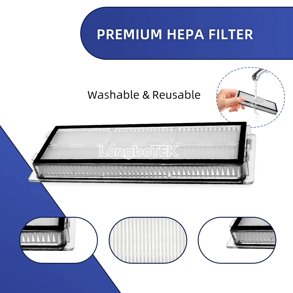 Fit For Dreame L10s Ultra Replacement Main Roller Brush Side Brush Hepa Filter Mop Pad Dust Bag Xiaomi X10+ B101GL