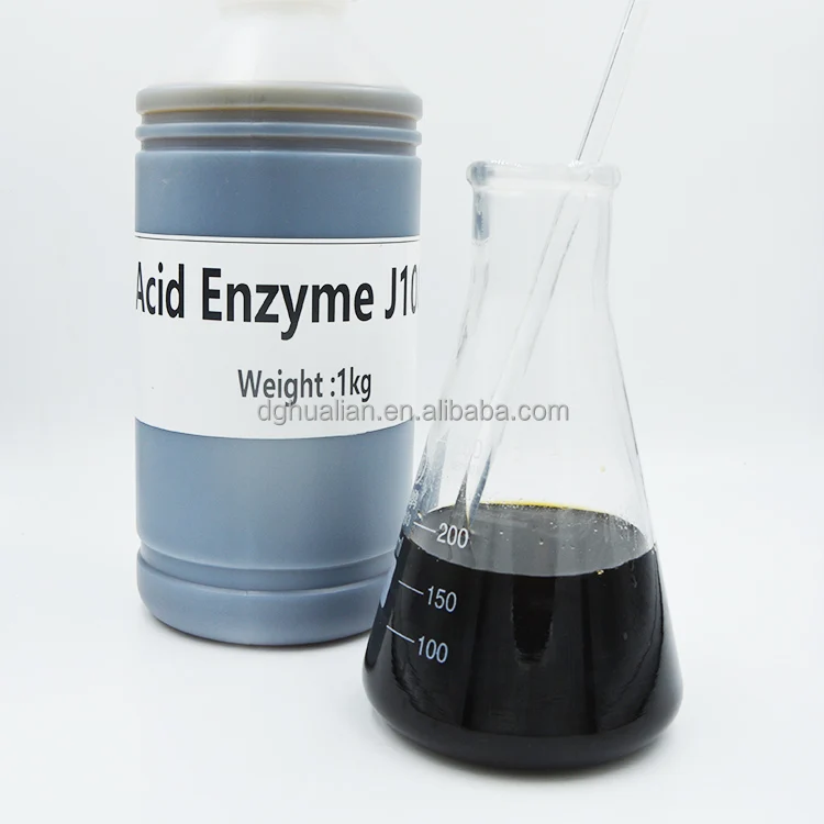 Hua Lian High Concentrated Textile Chemicals Pilling Removal Acid Cellulase Bio Polishing Enzyme