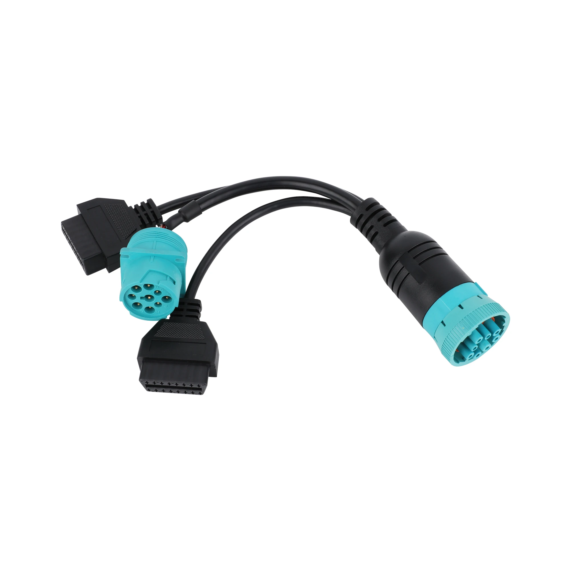 OEM ODM J1939 9PIn connector F To M OBD2 OBDII OBD connector y cable
