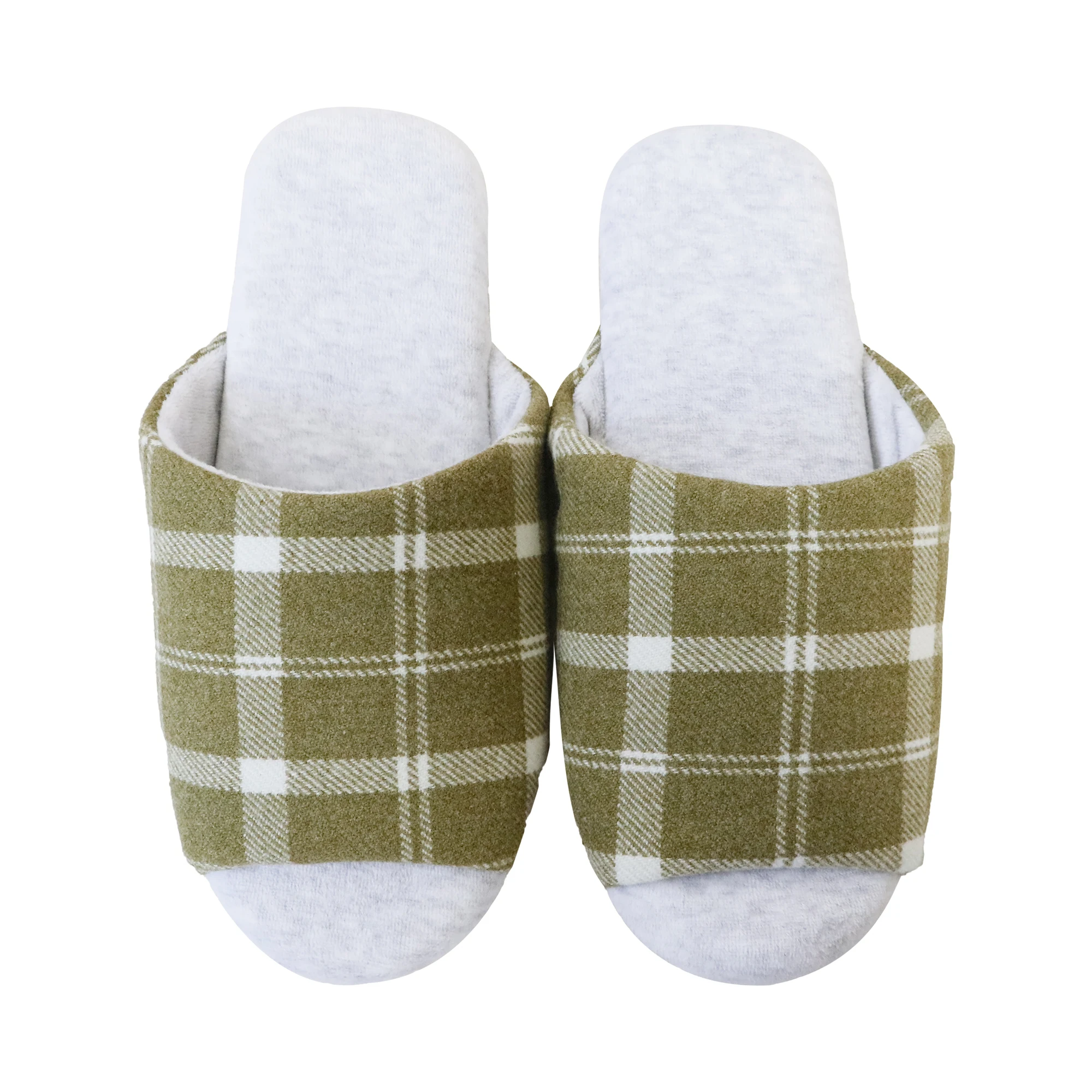 Wholesale Home Warm Wooden Floor Cotton Unisex Slippers