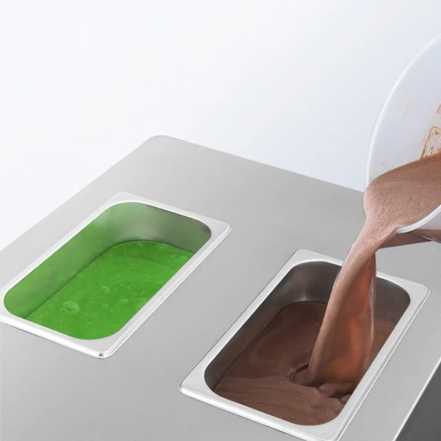 New Listing Commercial Three Flavor And Twist Vertical Soft Serve Ice Cream Maker Machine