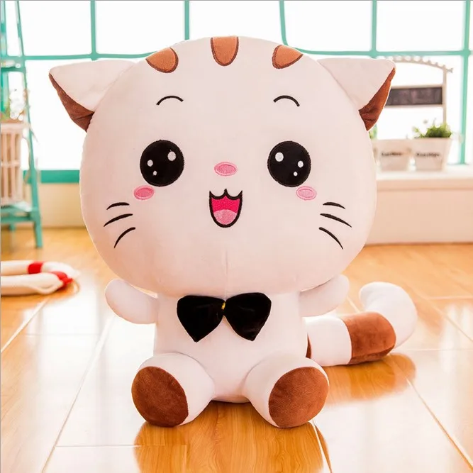 dropshipping kawaii Cat plush Toy Staffed Cute Shadow Cat Dolls Kids Gift Doll Lovely Animal Toys Home Decoration