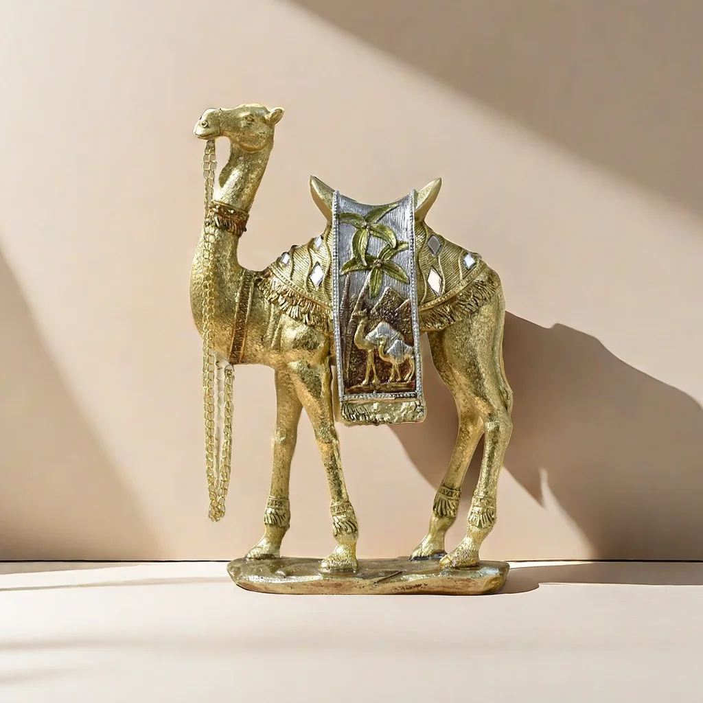 Polyresin   animal statue  Resin Camel Statues Home Decoration items