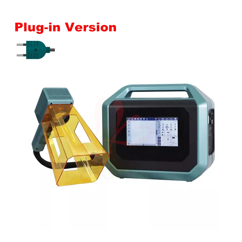 Wireless Handheld Lithium Battery Mini Fiber Laser Marking Machine 20W 30W 50W MAX Metal Engraving Machine for PVC Plastic
