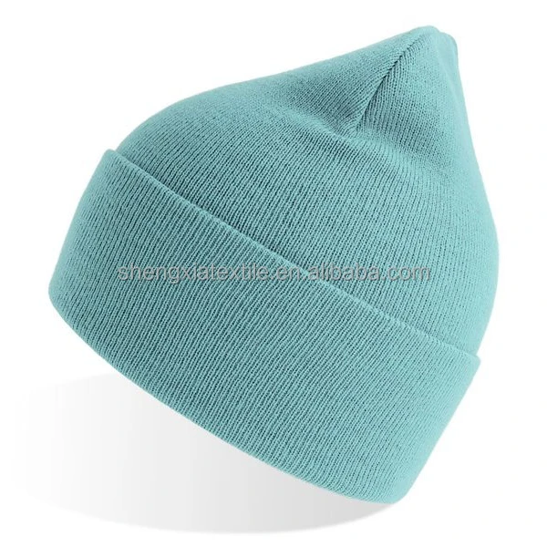 GRS Certificated Eco Friendly Environmental Sustainable Recycled Polyester Material Beanie Knitted winter hat