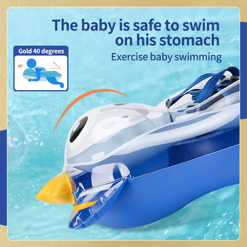 Swimbobo Kids Green Inflatable Floating Swimming Safe Floats Child Swim Pool For Babies Water Toy Ring PVC Baby Float In Summer