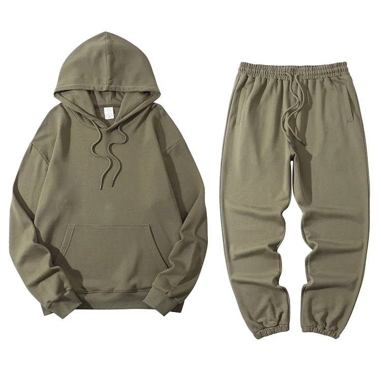 wholesale men joggers suits outdoor sportswear gym sweatsuit 2 piece jogger set high quality plus size custom tracksuit for men