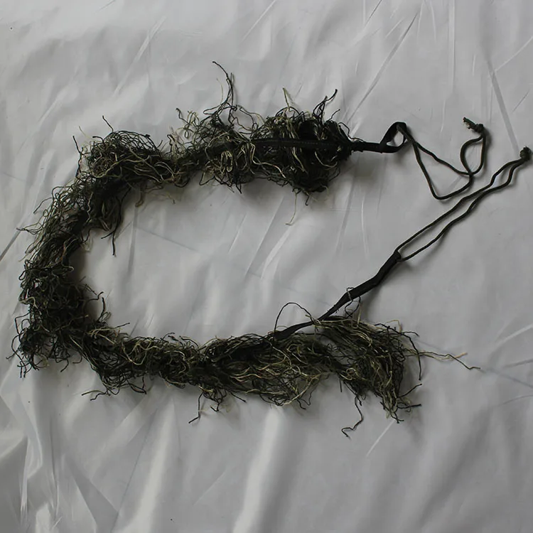  Камуфляжное пончо Ghillie с объемными листьями камуфляжная накидка невидимый костюм военный CS охотничий для леса
