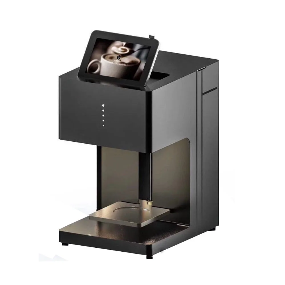 Digital 3D Edible Selfie Photo Food Macarons Cake Chocolate Capuchino Latte Art Inkjet Printing Machine Coffee Printer