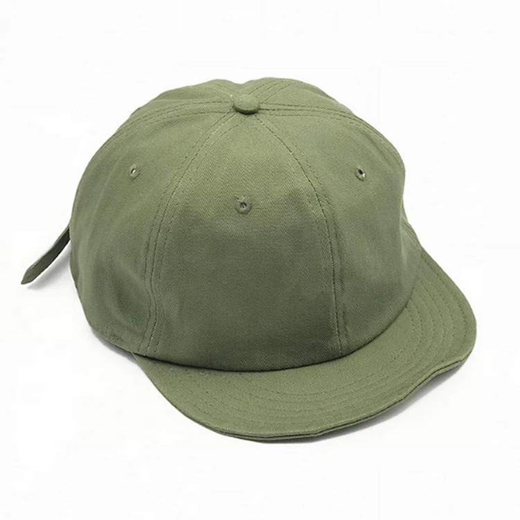 Custom Logo Blank Cotton Soft Short Bill Children Unstructured Baseball Caps