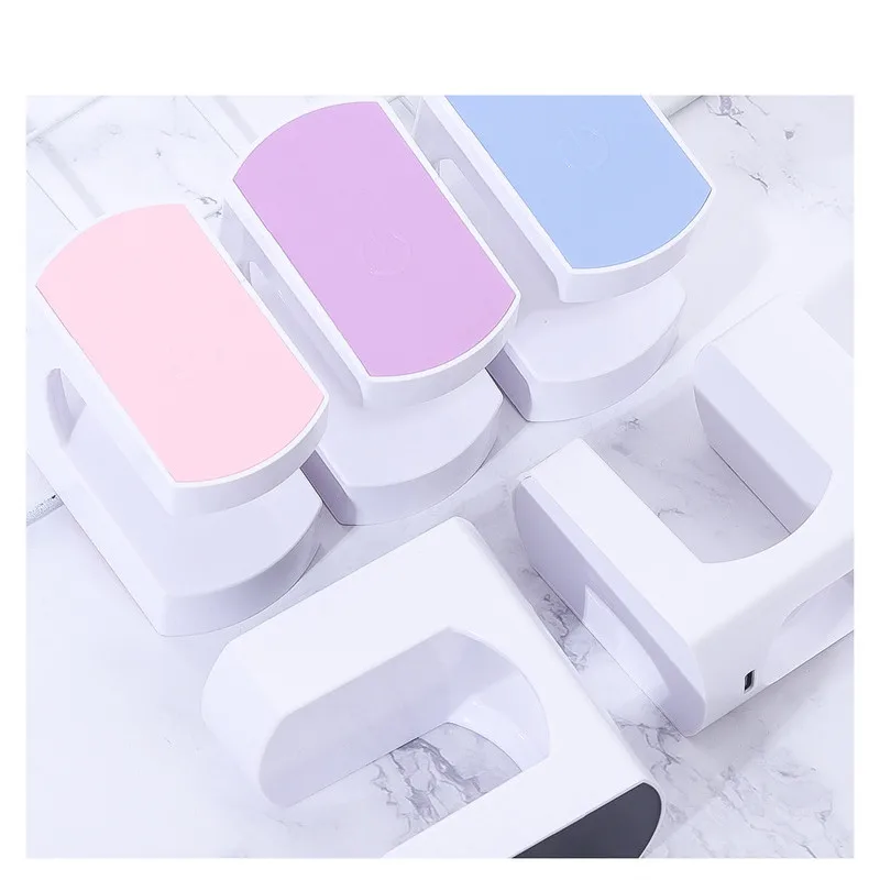 HOT nail arrive 6 colors Mini Nail Light Small Nail Light 6 Led Baking Lights