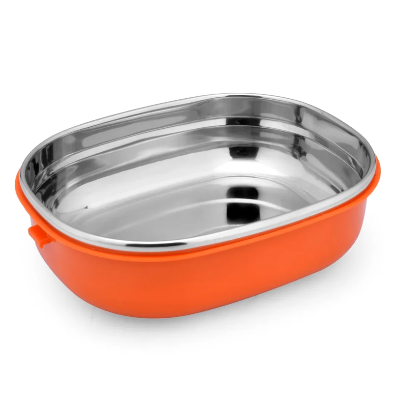 Square Shape Lunch Bento With Lock Insulated Stainless Steel Food Container