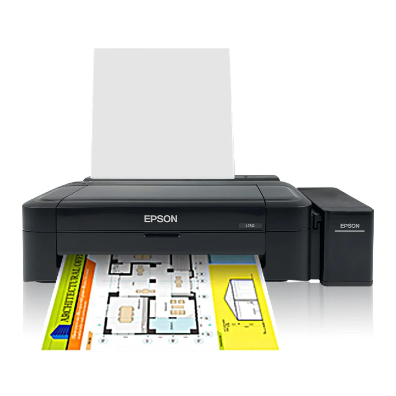 Inkjet Printer for Sublimation Ink Dye Ink Pigment Ink New Machine Original Wifi L130 Cheap A4 Size 4 Colors Hot Sale Provided