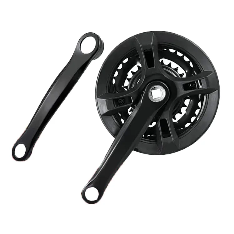Bicycle Cranked Handles Sprocket Mountain Bike Crank Set Wheel Square Hole 21-speed Bicycle Crank