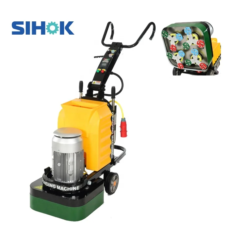 Fast delivery 12 disc floor polishing concrete grinder (SHCG-600)