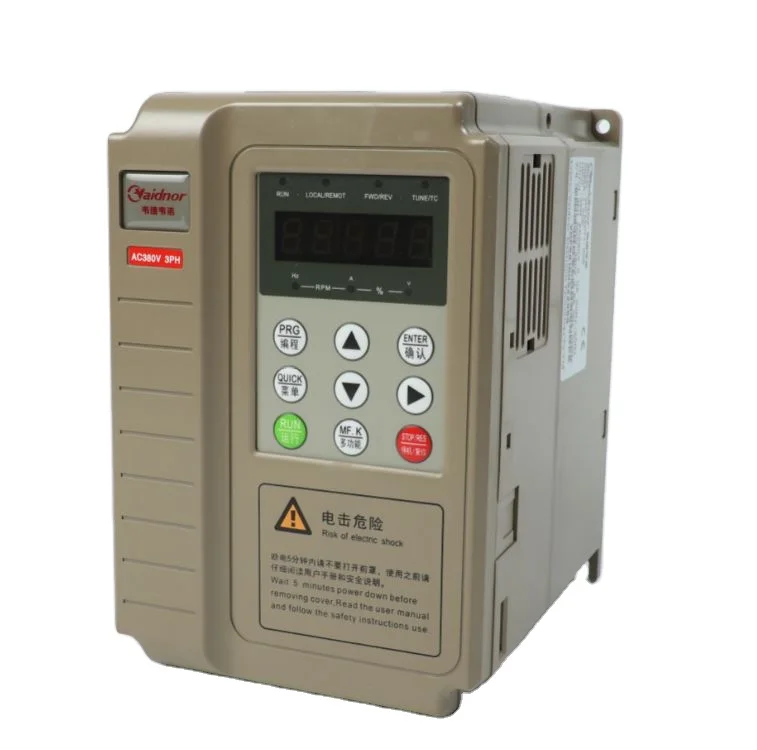 Machinery engine parts 1,5KW control of asynchronous motor AC inverter