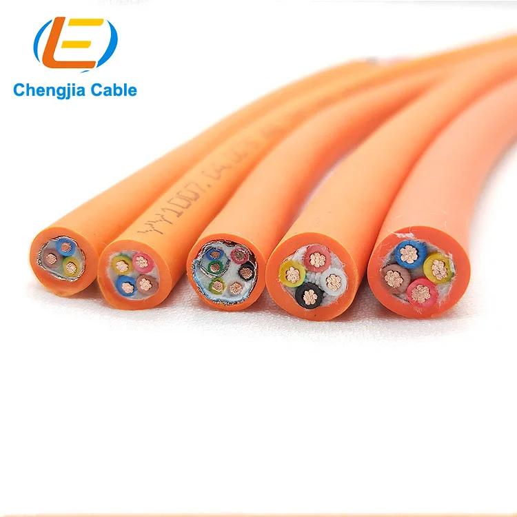 Multi-Conductor Control And Power Cable Flexible Servo Motor Cable Servo Highly Flexible Drag Chain Shielded Cable