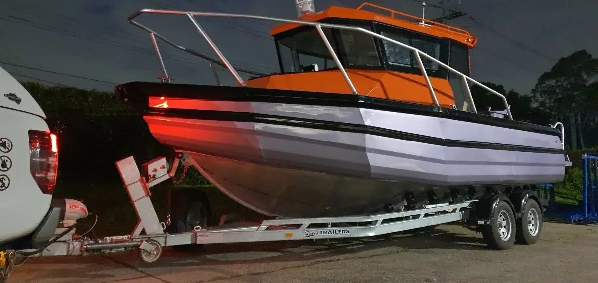 America 25ft Fishing Vessel New Build Easy Craft Center Cabin Aluminum Fishing Boats For Sale