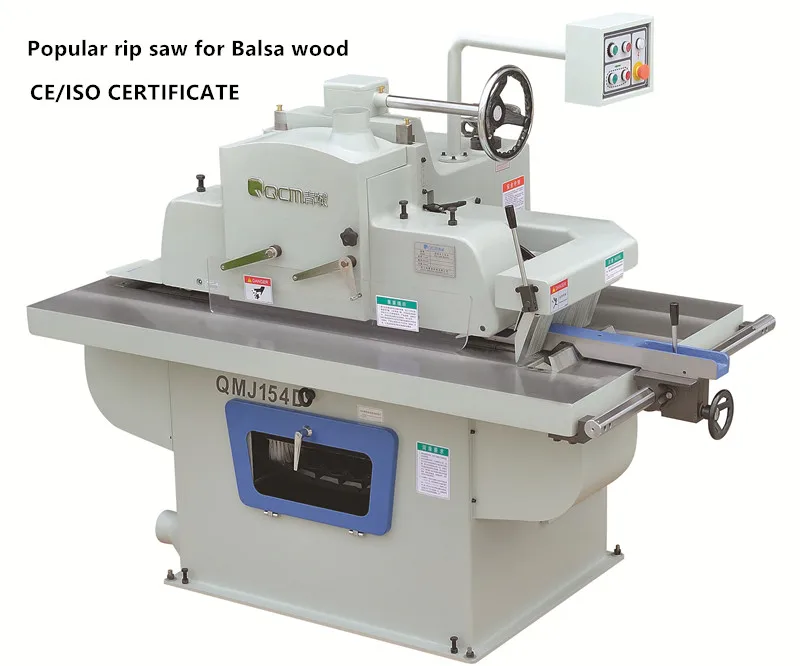 
QMJ154F-T Automatic Single Chip Rip Saw Mills Electric Wood Cutting Saw Machine Powered Table Wood Saw 